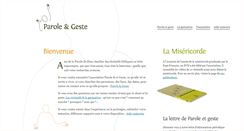 Desktop Screenshot of parole-et-geste.org