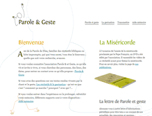 Tablet Screenshot of parole-et-geste.org